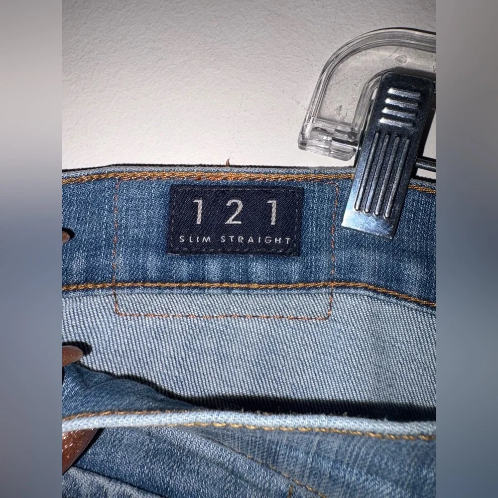 Lucky Brand Men’s Slim Straight 122 Blue Denim Jeans - Picture 6 of 8